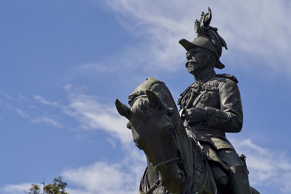 Statue of His Majesty King V and Pedestal Sir Edwin Smith Avenue Angas Gardens NORTH