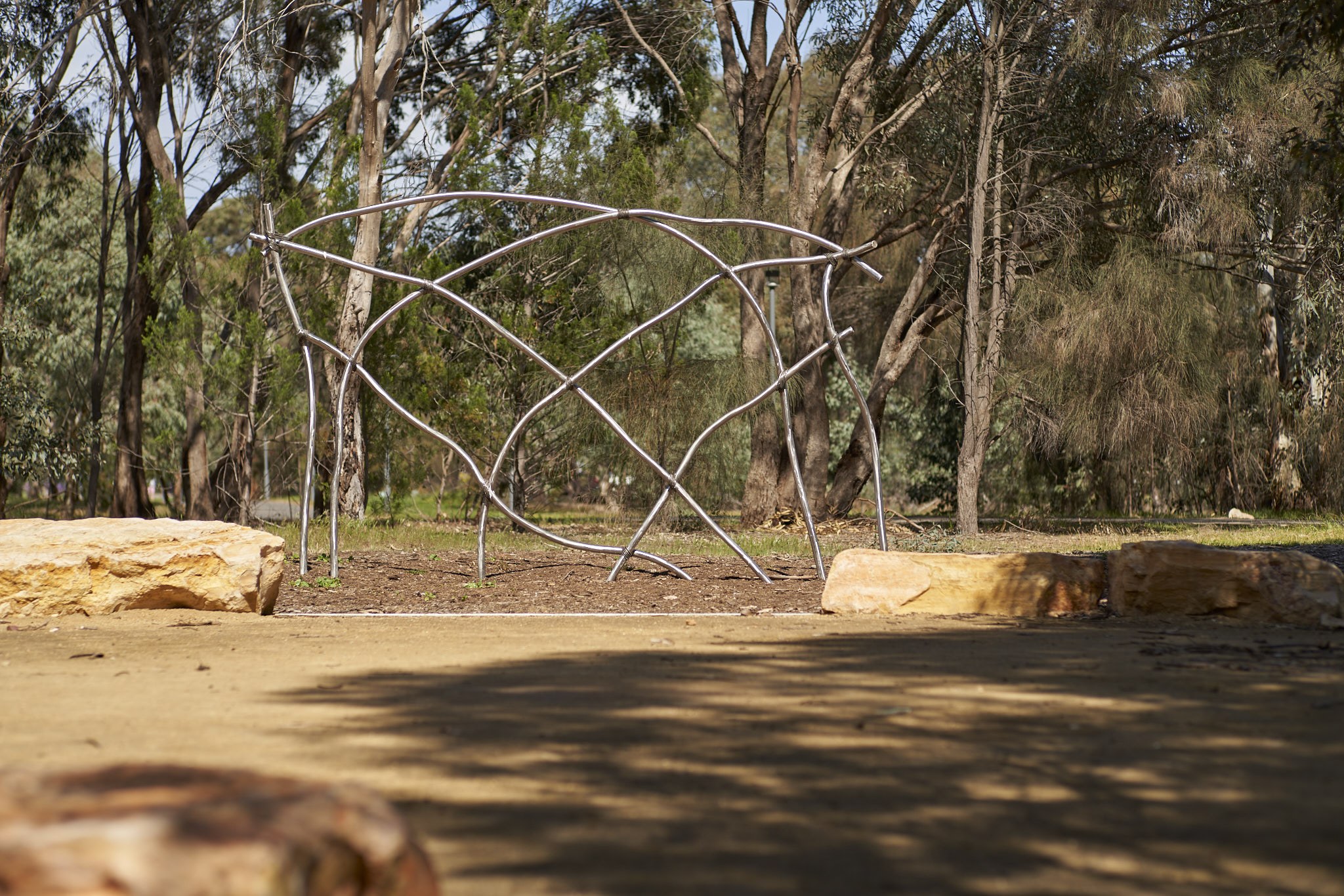 Kardi Munta (Emu Net) & Kardi (Emu) | Art in Adelaide