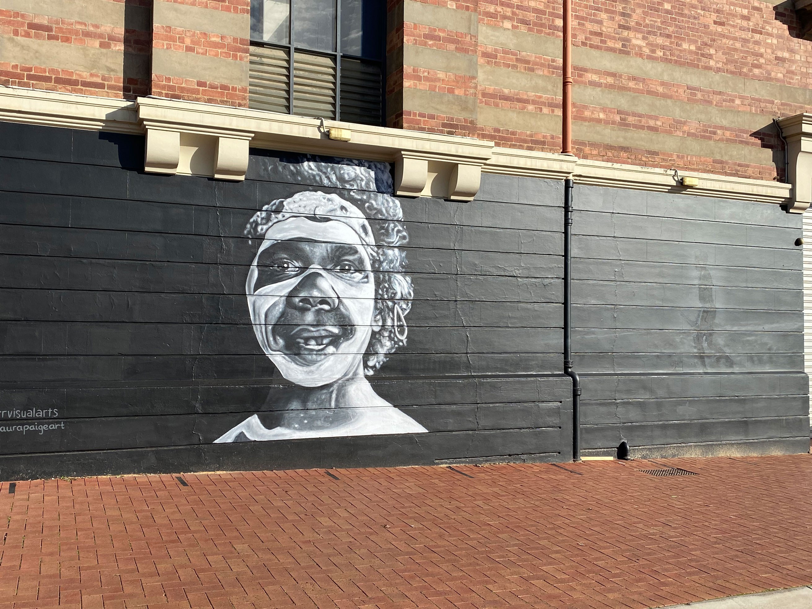 David Gulpilil Mural Art in Adelaide