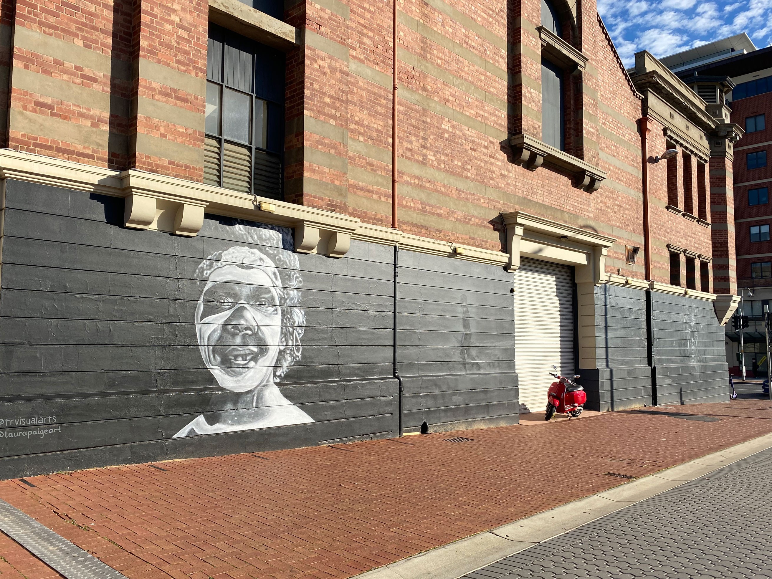 David Gulpilil Mural Art in Adelaide