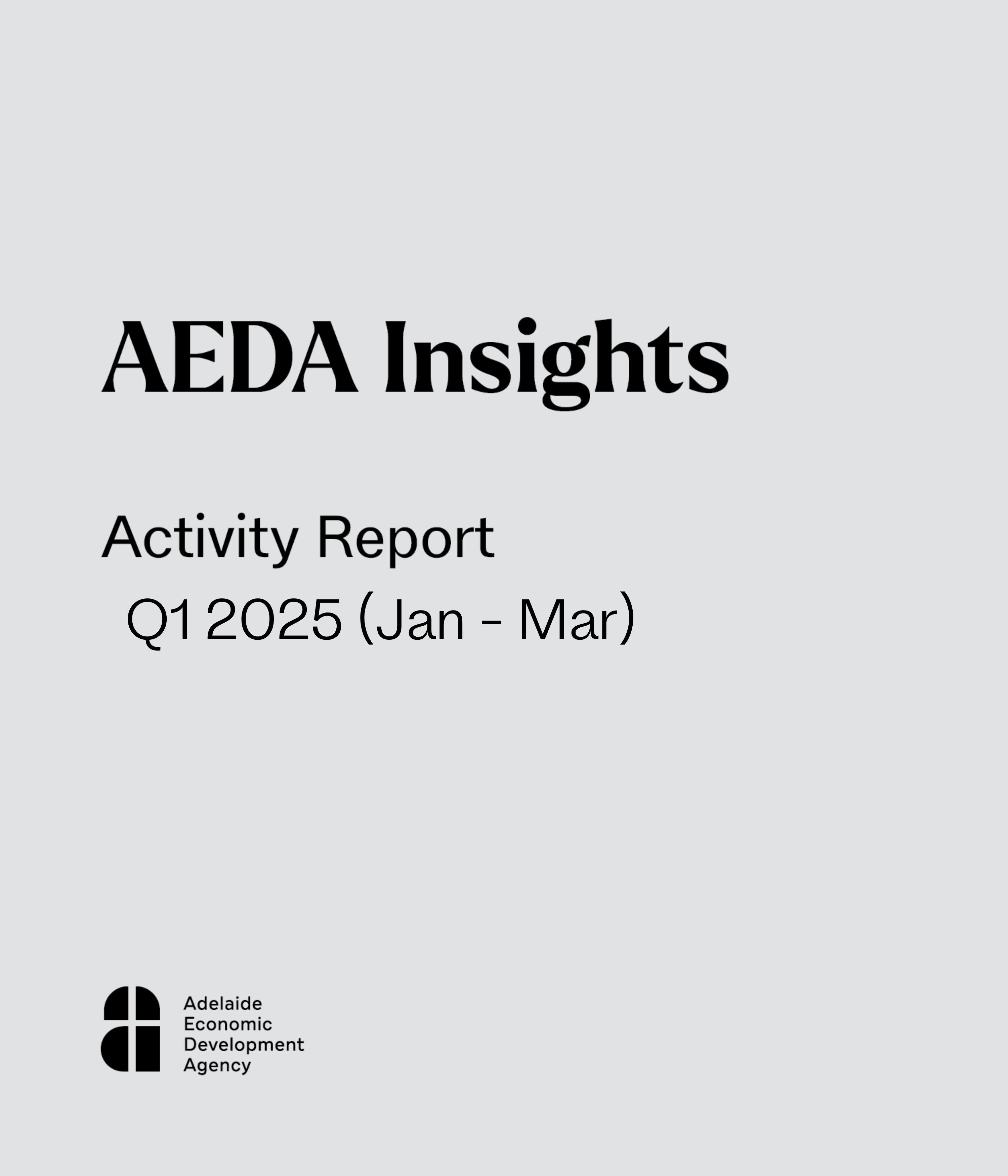Q1 activity report 2025